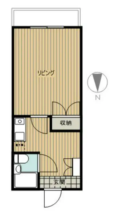 ベルヴェ府中 4階階 間取り