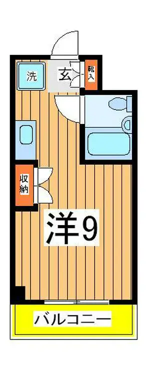 マンションニューシャイン 2階階 間取り