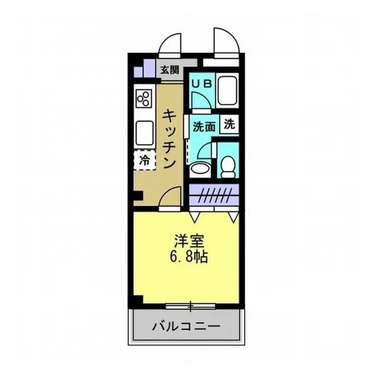 エスポワール川崎大師 1階階 間取り
