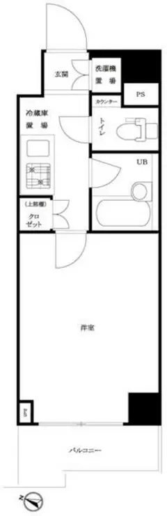 ルーブル大森山王弐番館 4階階 間取り