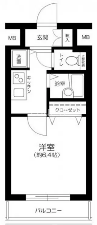 OLIO芝浦 5階階 間取り