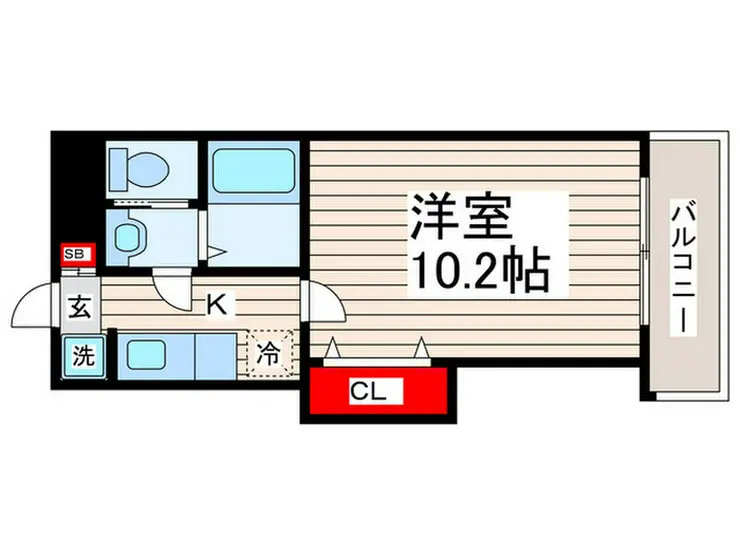 モンフレール清伸 3階階 間取り