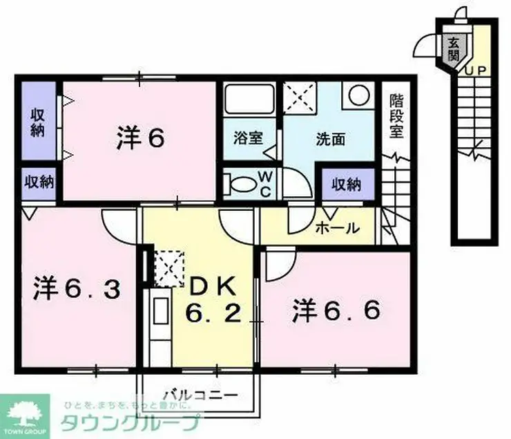 サンクレスト 2階階 間取り