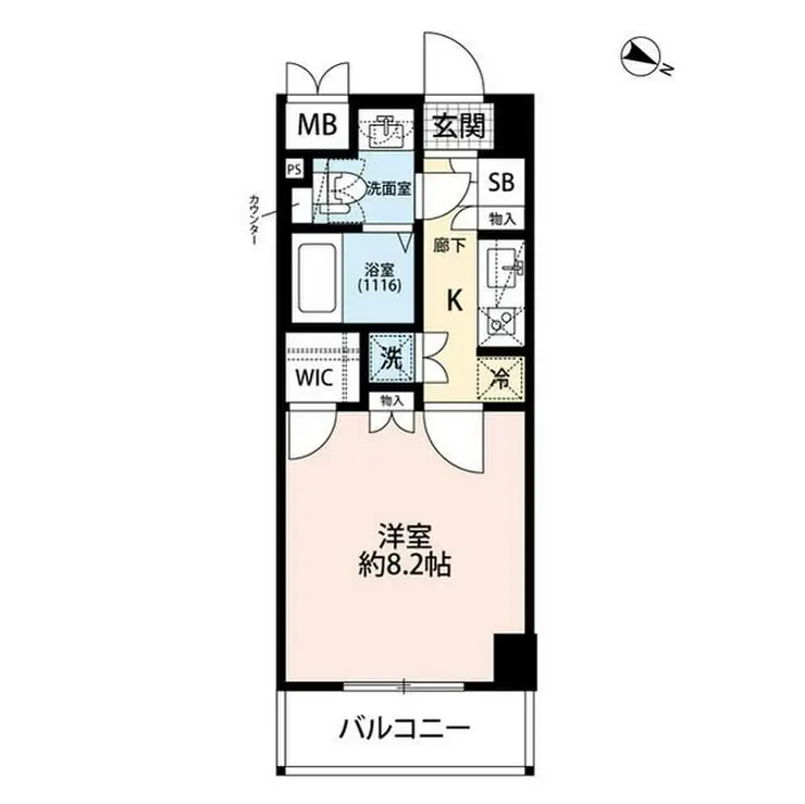 プレール・ドゥーク板橋本町 3階階 間取り