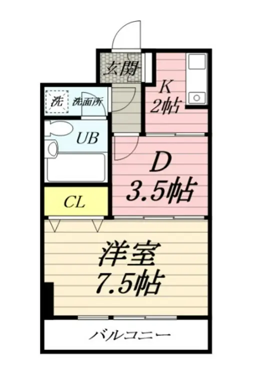 ライオンズマンション平塚宝町 8階階 間取り