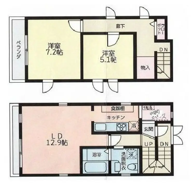 CASA樽町 4階階 間取り