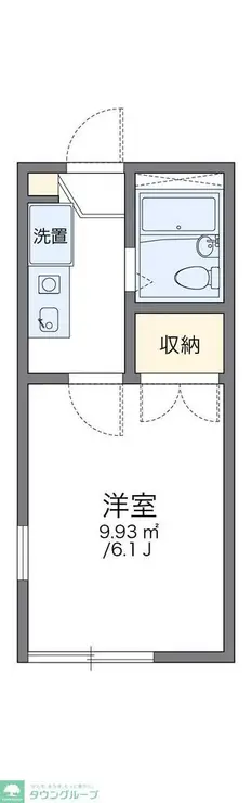 レオパレスイキ明大前 2階階 間取り