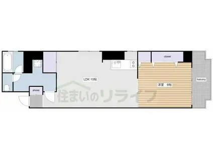 東海ホーム富岡八幡(1LDK/5階)の間取り写真