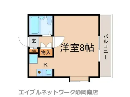 ファンタジー(ワンルーム/2階)の間取り写真