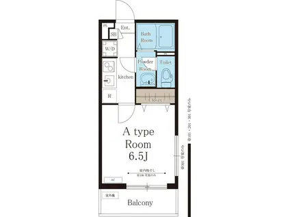 リブリ・東柏ケ谷(1K/3階)の間取り写真