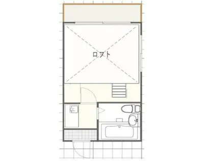 ワコーテ椎名町(1K/2階)の間取り写真