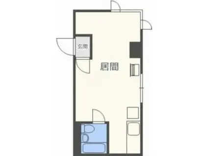 イーデー92(1DK/2階)の間取り写真