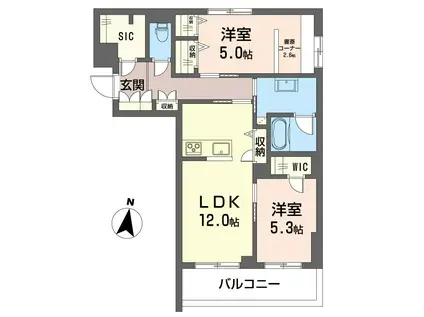 リラフォート(2SLDK/2階)の間取り写真