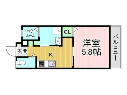 三宅マンション(1K/3階)の間取り写真