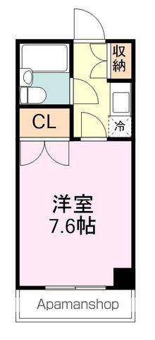 アーバン川内(1K/2階)の間取り写真