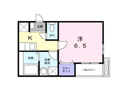 パール メゾン(1K/2階)の間取り写真