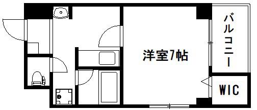 サントゥール御所東(1K/3階)の間取り写真