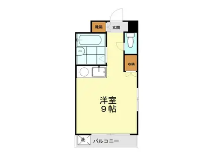 コート・ヴィレッジ・アボシ(ワンルーム/5階)の間取り写真