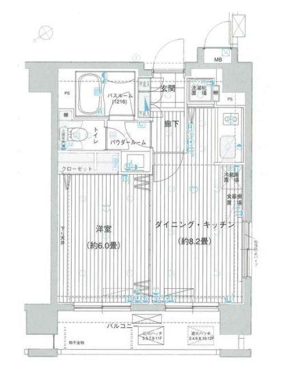 LA.スイート上野 LA.スイート上野(1LDK/10階)の間取り写真