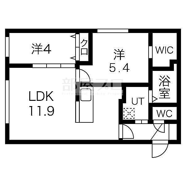 PRECIOUS KOTONI (2LDK/4階)の間取り写真