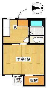 S番館梅田(1K/1階)の間取り写真