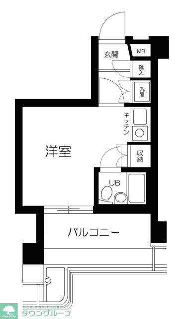 スターハイツ東高円寺(ワンルーム/4階)の間取り写真