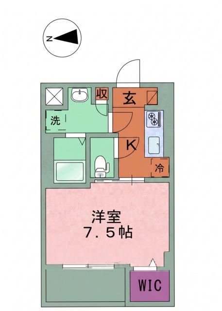 エスケイ ビブレ(1K/5階)の間取り写真