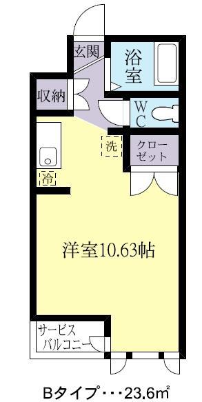 コンコードパレス(ワンルーム/3階)の間取り写真
