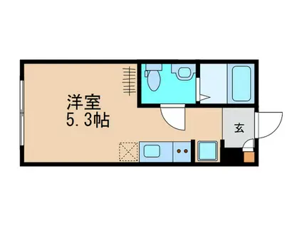 GRADO OYAMA(ワンルーム/4階)の間取り写真