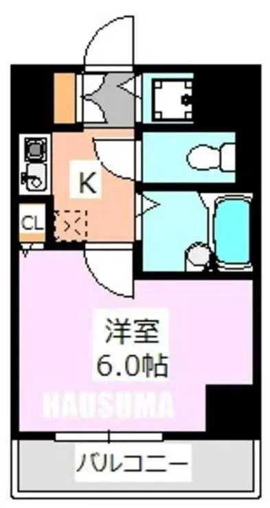 スカイコート巣鴨 11階階 間取り