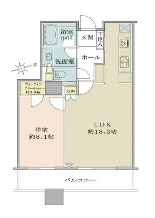 白金タワー 29階階 間取り