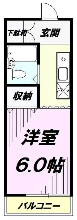 第二矢野ハイム 1階階 間取り