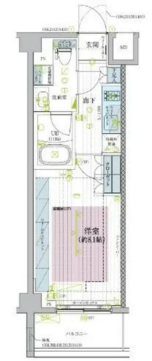 ブライズ蒲田EAST 4階階 間取り