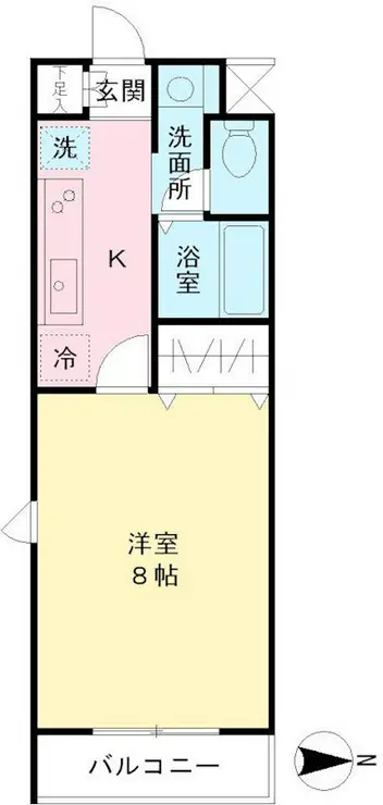アリアファーレ白糸台 3階階 間取り