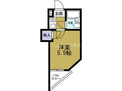 エスタイル天保山(1K/5階)の間取り写真
