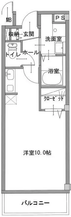 パルティーレ 2階階 間取り