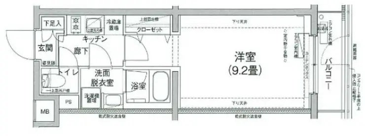 アイル グランデ中野ノース 3階階 間取り
