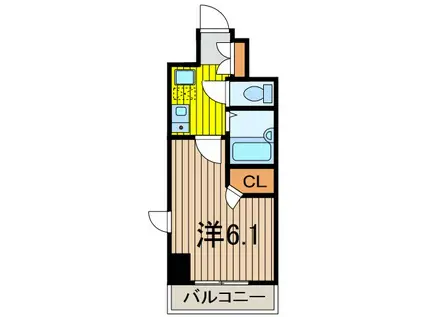 アクシーズグランデ川口西III(1K/7階)の間取り写真