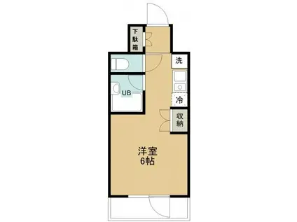 アルプ所沢(1K/12階)の間取り写真