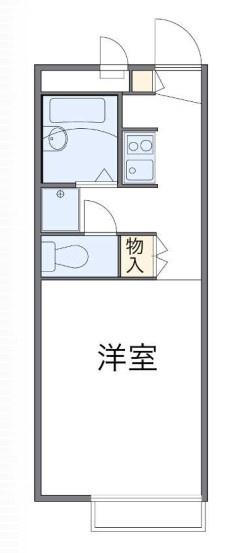 メルベーユ(1K/2階)の間取り写真