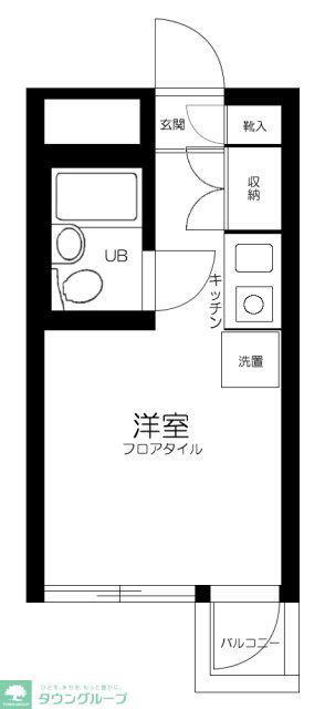 メゾン池袋(ワンルーム/2階)の間取り写真