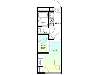 レオパレスMACHIDA(1K/2階)の間取り写真