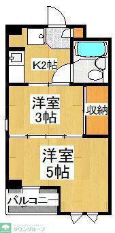 FONT45(2K/2階)の間取り写真