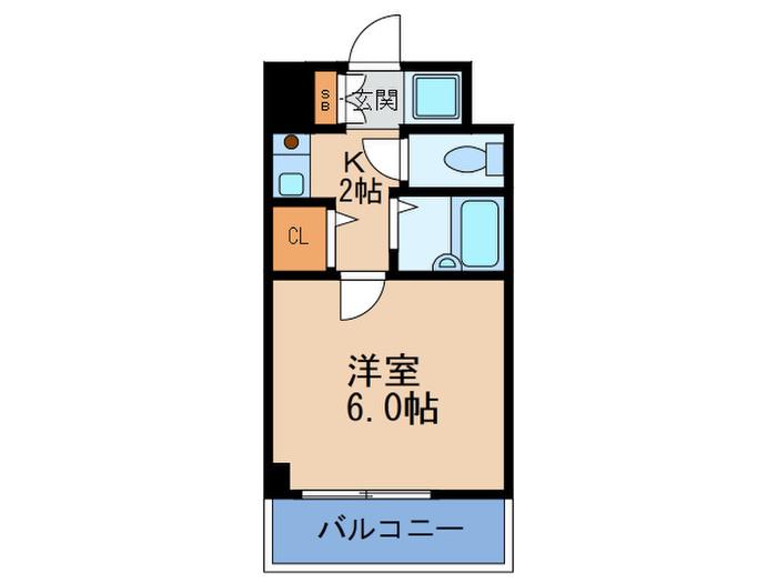 サムティ梅田北(1K/5階)の間取り写真