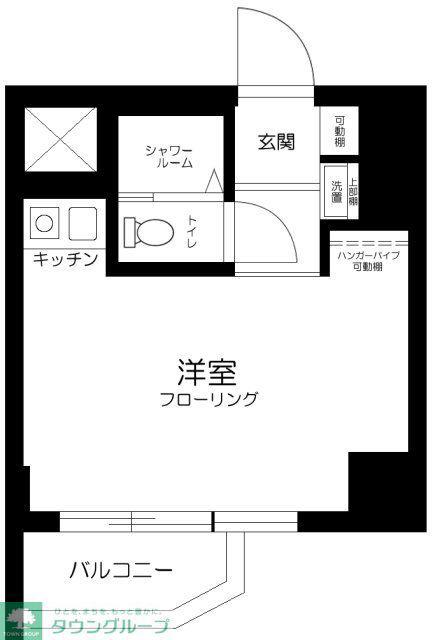 ライオンズマンション方南町第2(ワンルーム/4階)の間取り写真