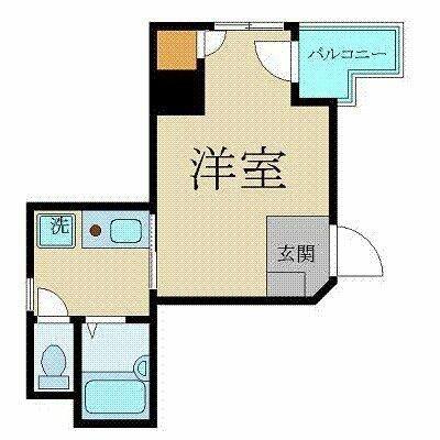 プレール神田佐久間町(1K/7階)の間取り写真