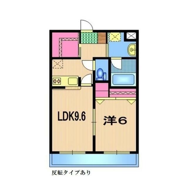 フルーヴ(1LDK/3階)の間取り写真