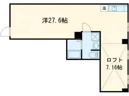 LEGACY25(ワンルーム/1階)の間取り写真