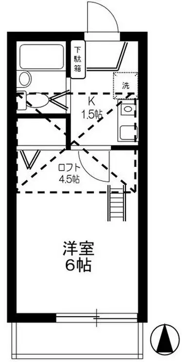 エポック伊勢原 1階階 間取り