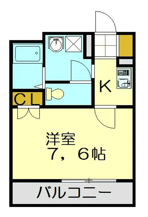 アンプルールフェール本川越 2階階 間取り